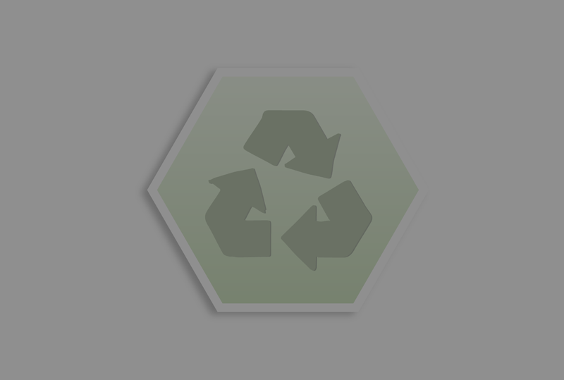 Illustration av ikonen för återvinning